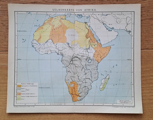 Völkerkarte von afrika - völkerkarte,