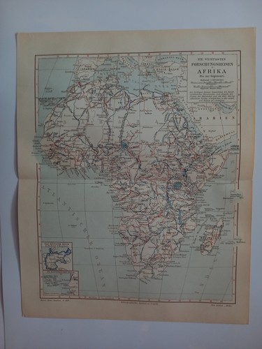 Antike landkarte afrika - antike,