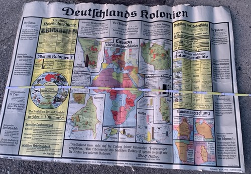 Orig landkarte deutschlands - orig.,