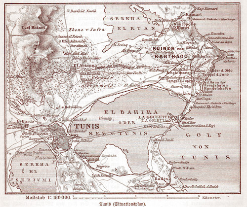 Tunis historischer kleiner - tunis, +historischer