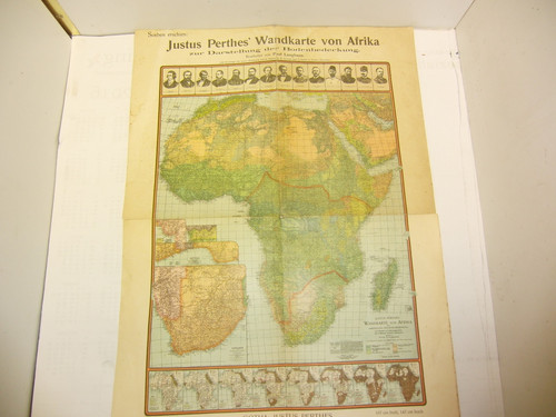 Justus perthes wandkarte von - perthes`wandkarte,