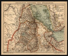 Landkarte anno 1904 - Eritrea