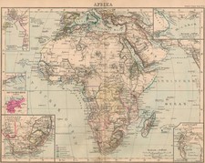 Landkarte. Afrika, Maßstab 1