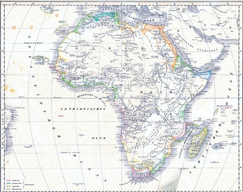 Landkarte afrika 181 jahre - landkarte,