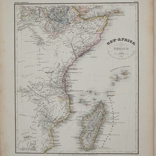 Ostafrika und madagaskar 1850 - ostafrika,