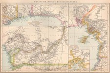 Landkarte. Westafrikanische