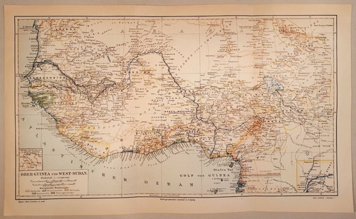 Karte west afrika - karte, west-afrika